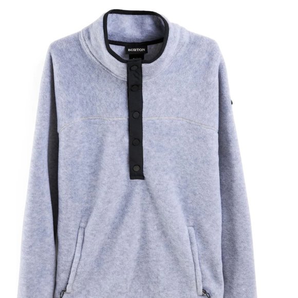Burton - Hearth Fleece Pullover - Women's - XS - Gray Heather - Picture 2 of 6